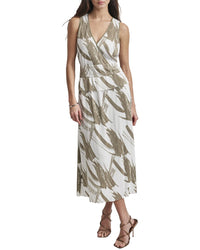 Dkny Sleeveless V-Neck Lined Dress