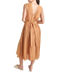 Dkny V-Neck Belt Dress