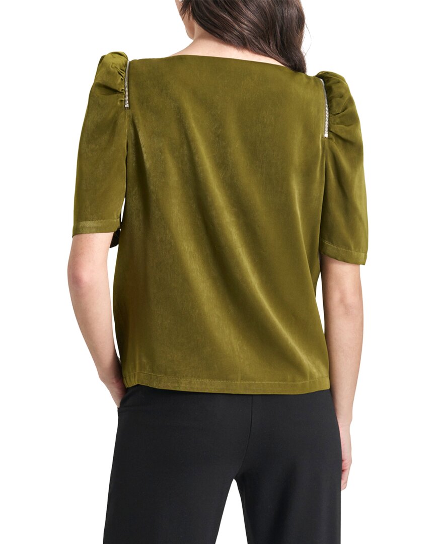 Dkny Short Sleeve Asymmetrical Top