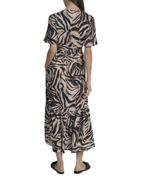 Dkny V-Neck Maxi Dress