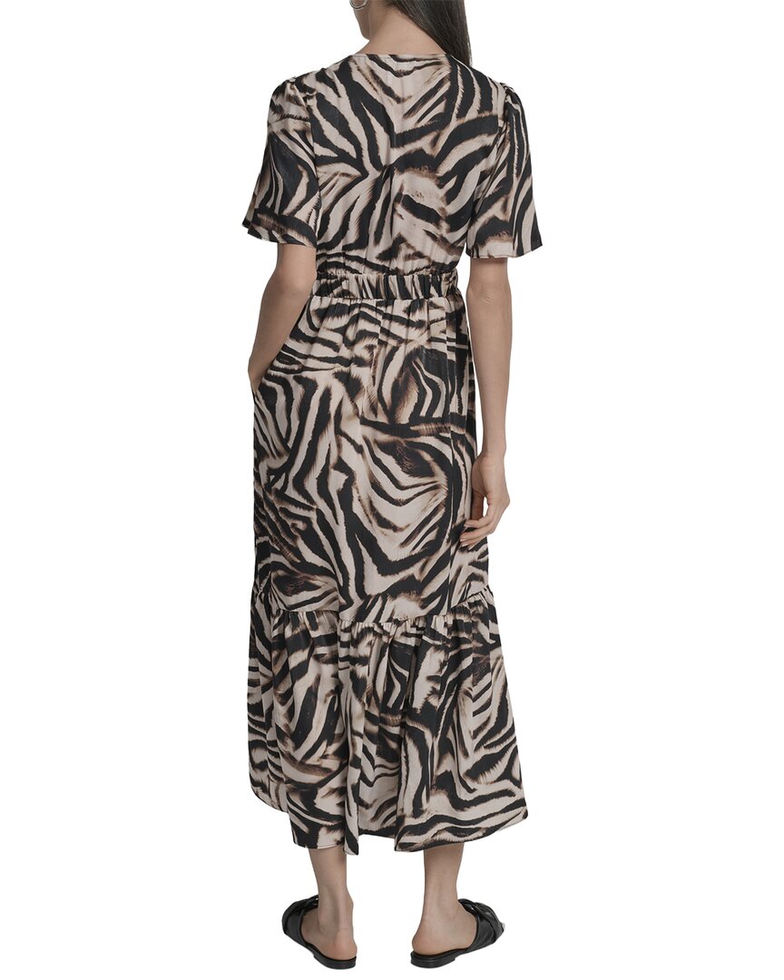 Dkny V-Neck Maxi Dress