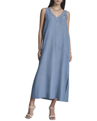 Dkny V-Neck Slip-On Dress