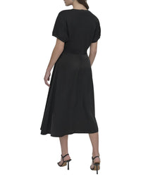 Dkny Mix Media Dolman Dress