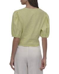 Dkny Linen-Blend Top