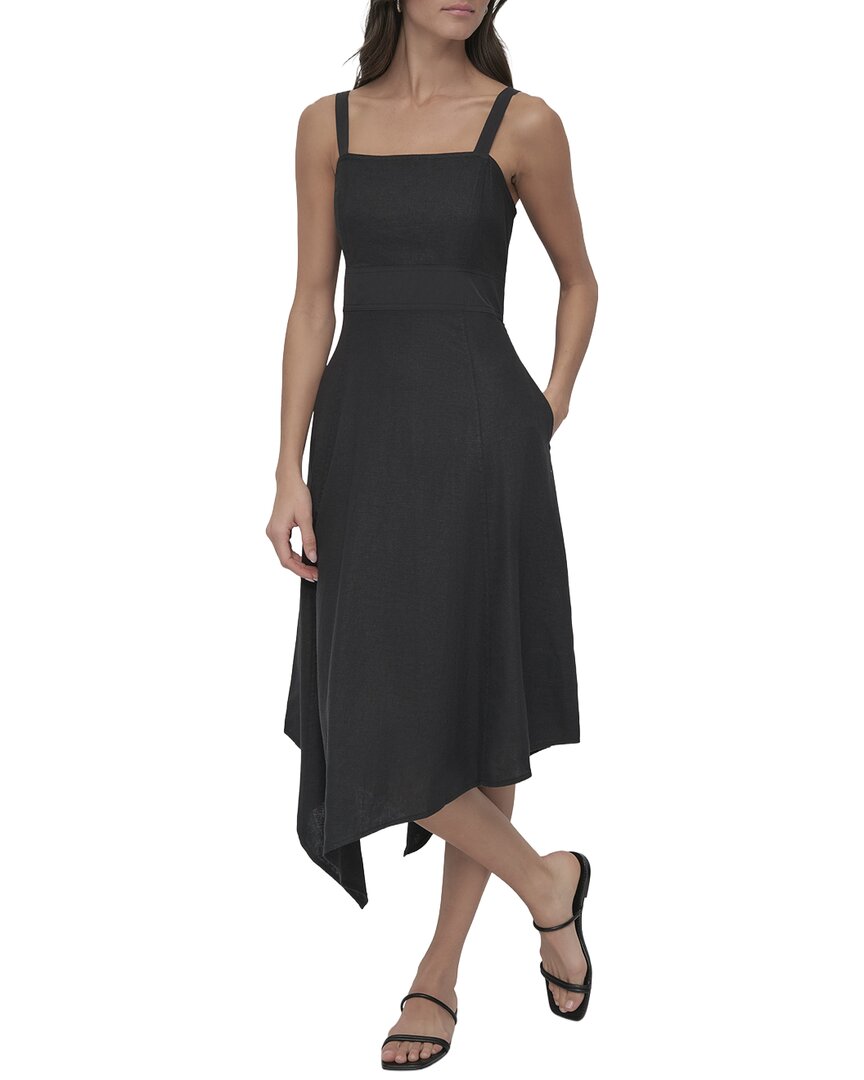 Dkny Linen-Blend Dress