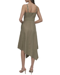 DKNY Dkny Linen-Blend Dress