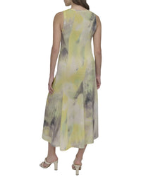 Dkny Fit & Flare Midi Dress