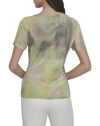 Dkny Faux Wrap Knit Top