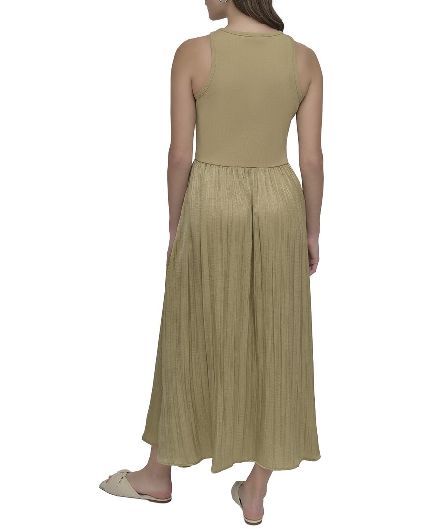 Dkny Mix Media Midi Dress