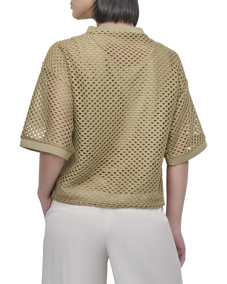 Dkny Crochet Knit Top