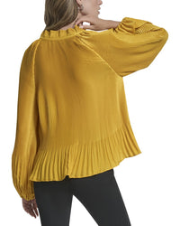 Dkny Plisse Tie Top