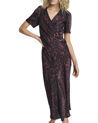 Dkny Cheetah Midi Dress