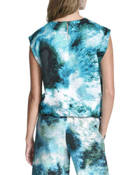 Dkny Sleeveless Linen Shirt