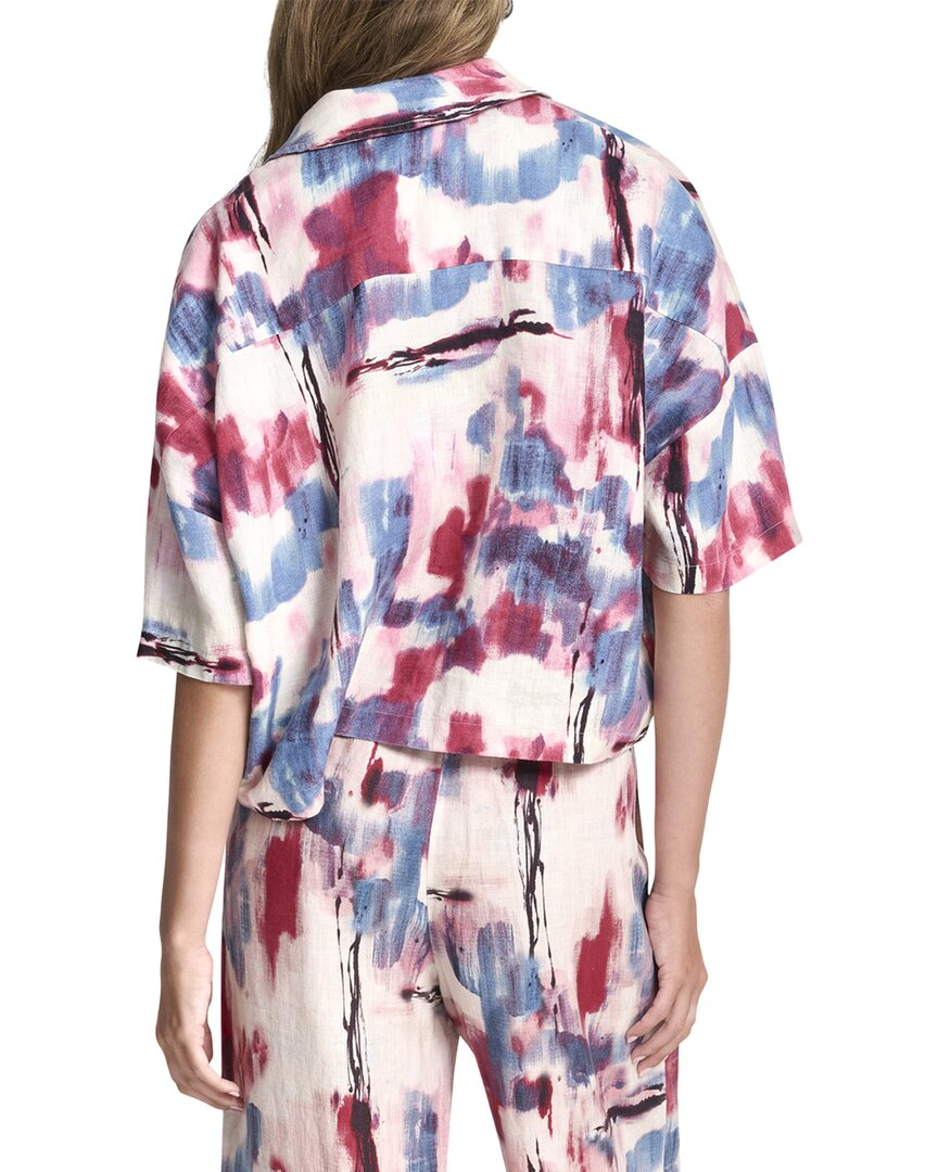 Dkny Buttoned Linen Shirt