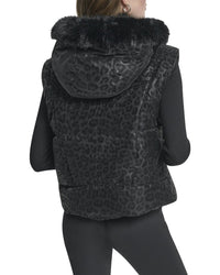 Dkny Leopard Tech Vest