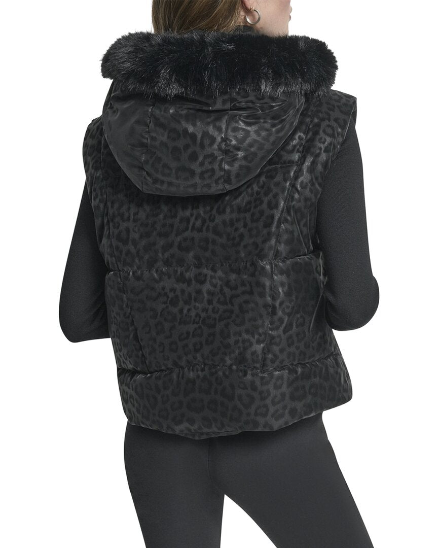 Dkny Leopard Tech Vest