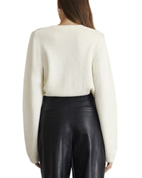 Tanya Taylor Tanya Taylor Lexia Embellished Alpaca-Blend Sweater