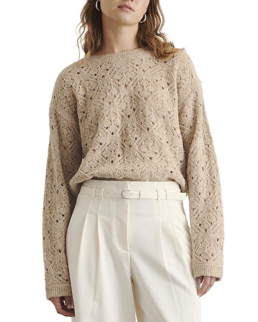 Tanya Taylor Tanya Taylor Alda Alpaca & Wool-Blend Sweater