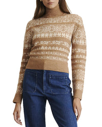 Tanya Taylor Tanya Taylor Mariah Wool & Cashmere-Blend Sweater