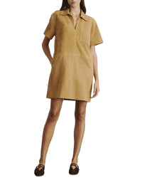 Tanya Taylor Tanya Taylor Tabby Leather Dress