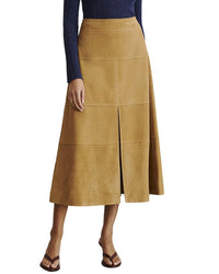 Tanya Taylor Tanya Taylor Hudson Suede Skirt