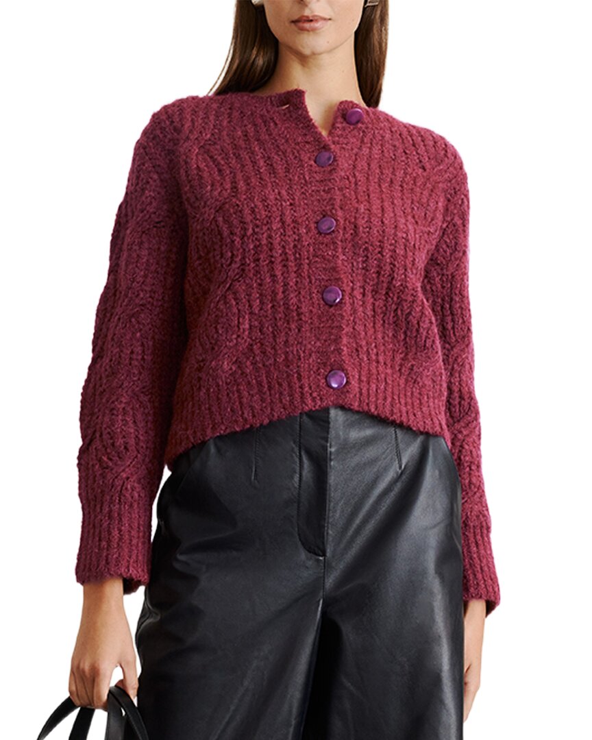 Tanya Taylor Tanya Taylor Hale Alpaca & Wool-Blend Cardigan