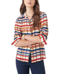 J.McLaughlin J.Mclaughlin Madeline Silk-Blend Blouse