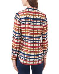 J.McLaughlin J.Mclaughlin Madeline Silk-Blend Blouse