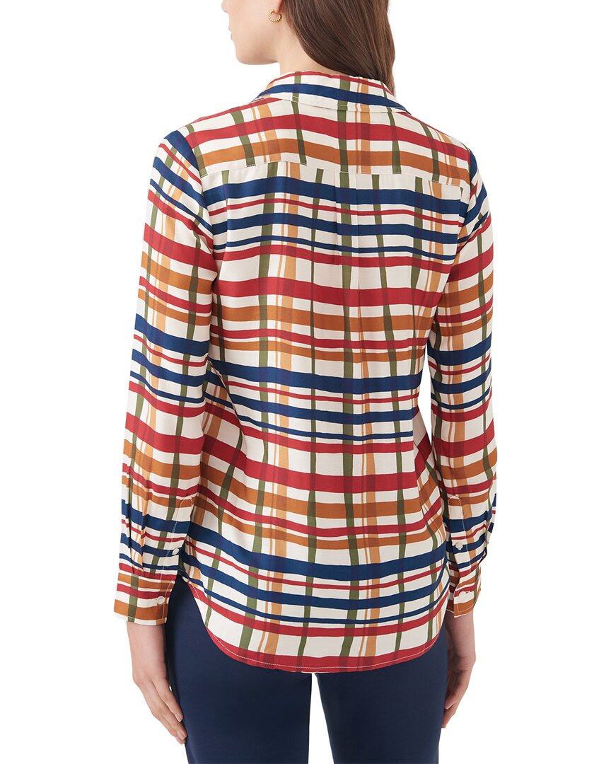 J.McLaughlin J.Mclaughlin Madeline Silk-Blend Blouse