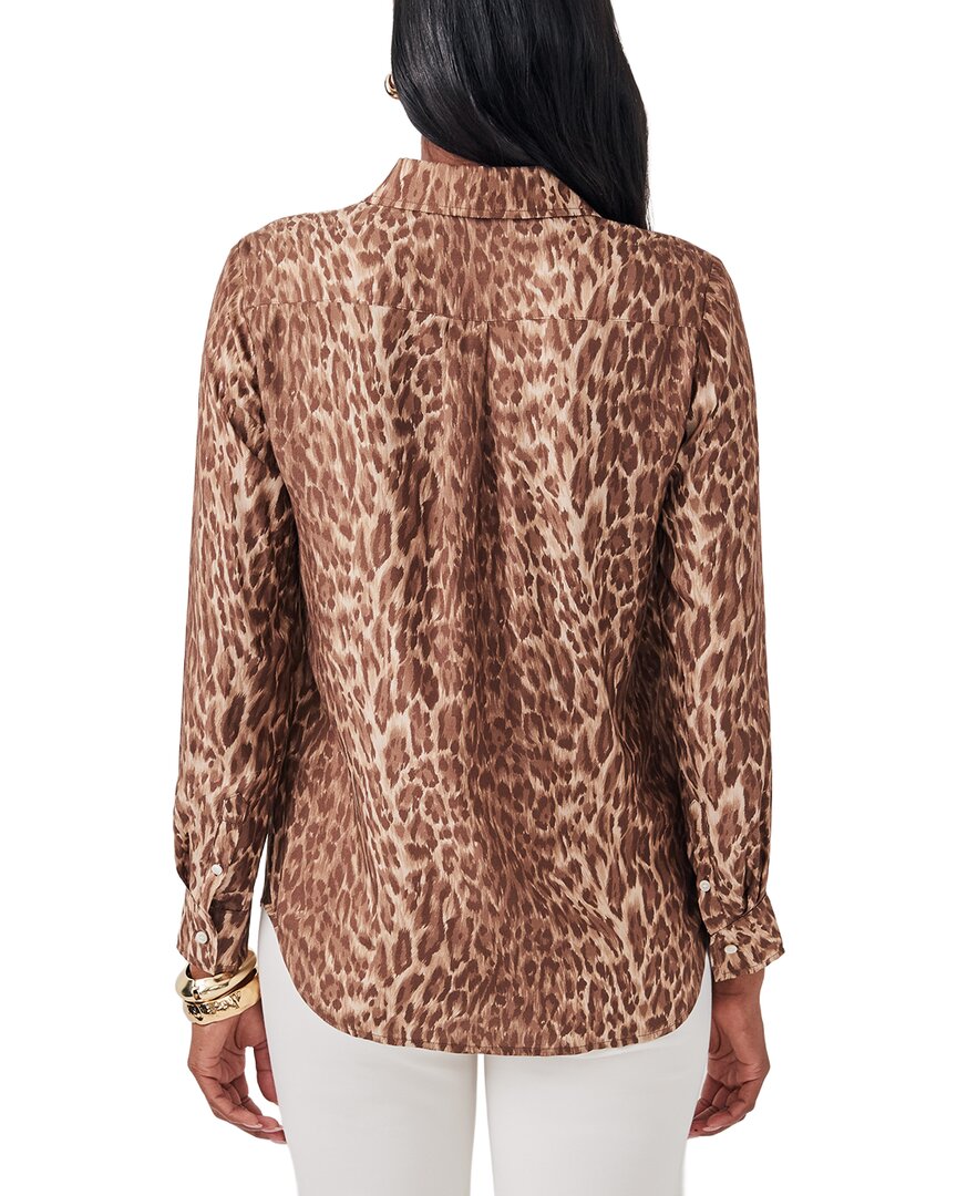 J.McLaughlin J.Mclaughlin Madeline Silk-Blend Blouse