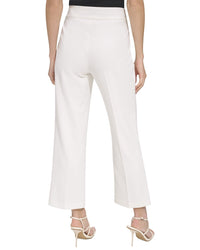 Dkny Crop High Rise Wide Leg Pant