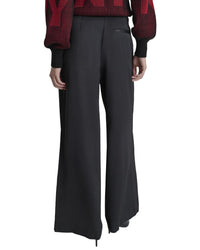 Dkny Wide Leg Pin Tuck Trouser
