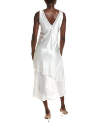 Dkny V Neck Asymmetrical Dress