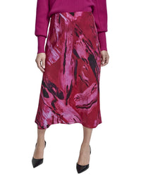 Dkny Printed Bias Skirt