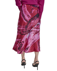 Dkny Printed Bias Skirt