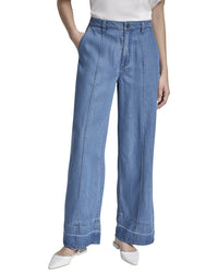 Dkny Belted Front Seam Pant
