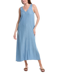 Dkny Double V-Neck Maxi Dress
