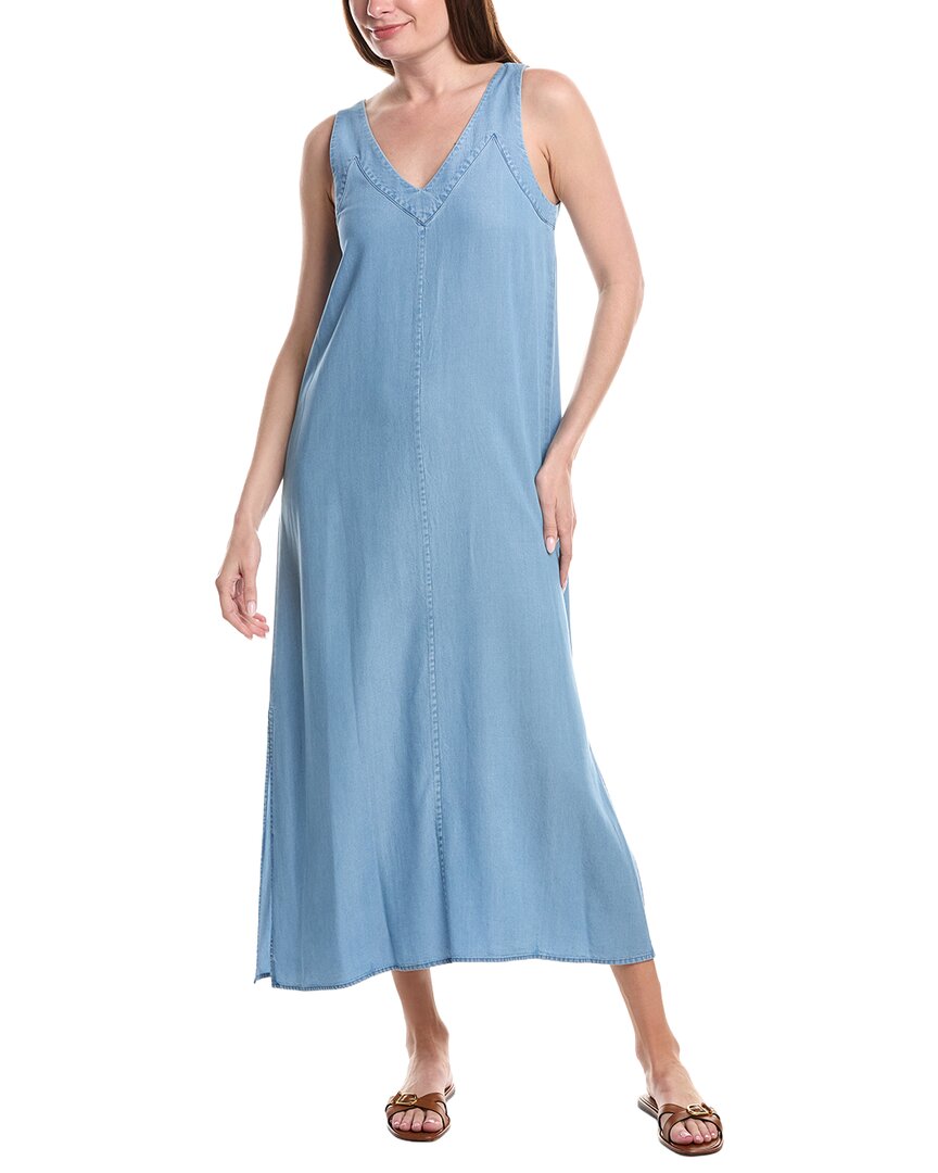 Dkny Double V-Neck Maxi Dress