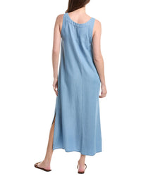 Dkny Double V-Neck Maxi Dress