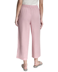 Dkny Pull On Straight Leg Linen Pant