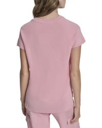 Dkny Crew Neck Pocket Top