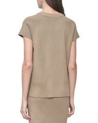 Dkny Crew Neck Pocket Top