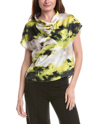 Dkny High Cowl Neck Top