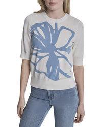 Dkny Graffiti Floral Top