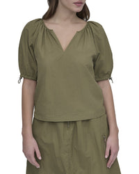 Dkny Bungee Sleeve Top