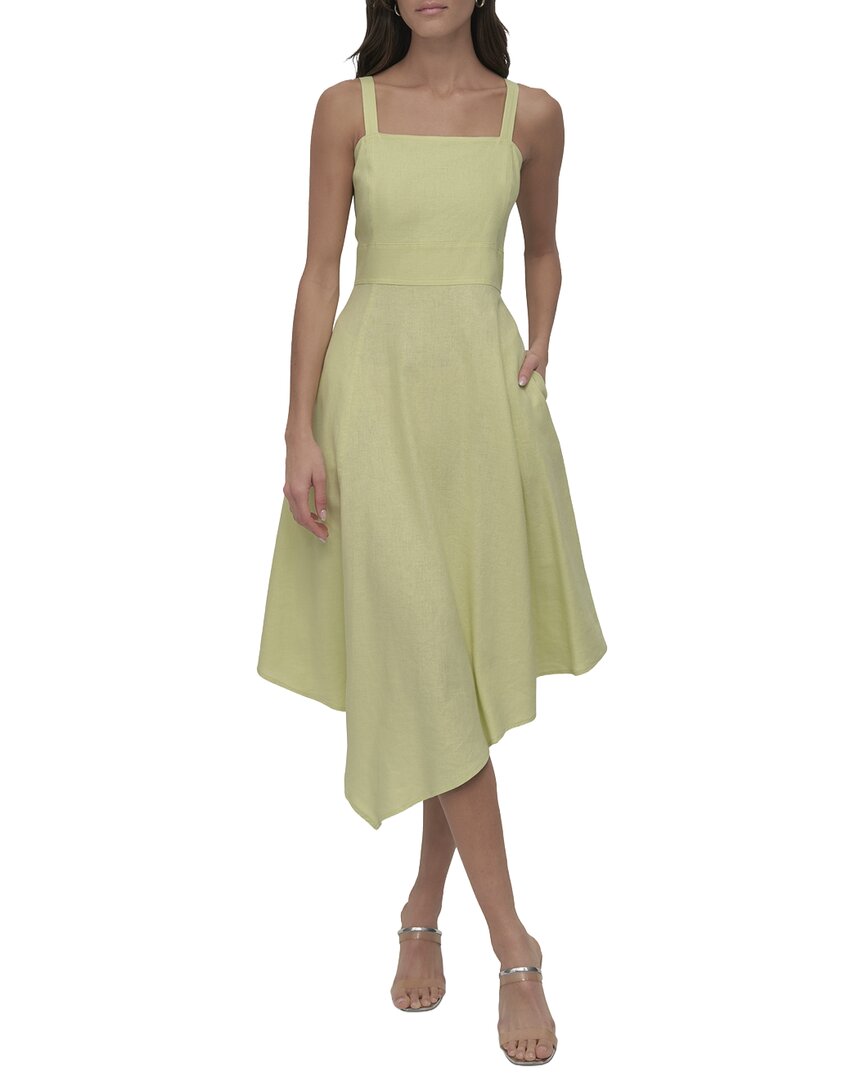 Dkny Linen-Blend Dress