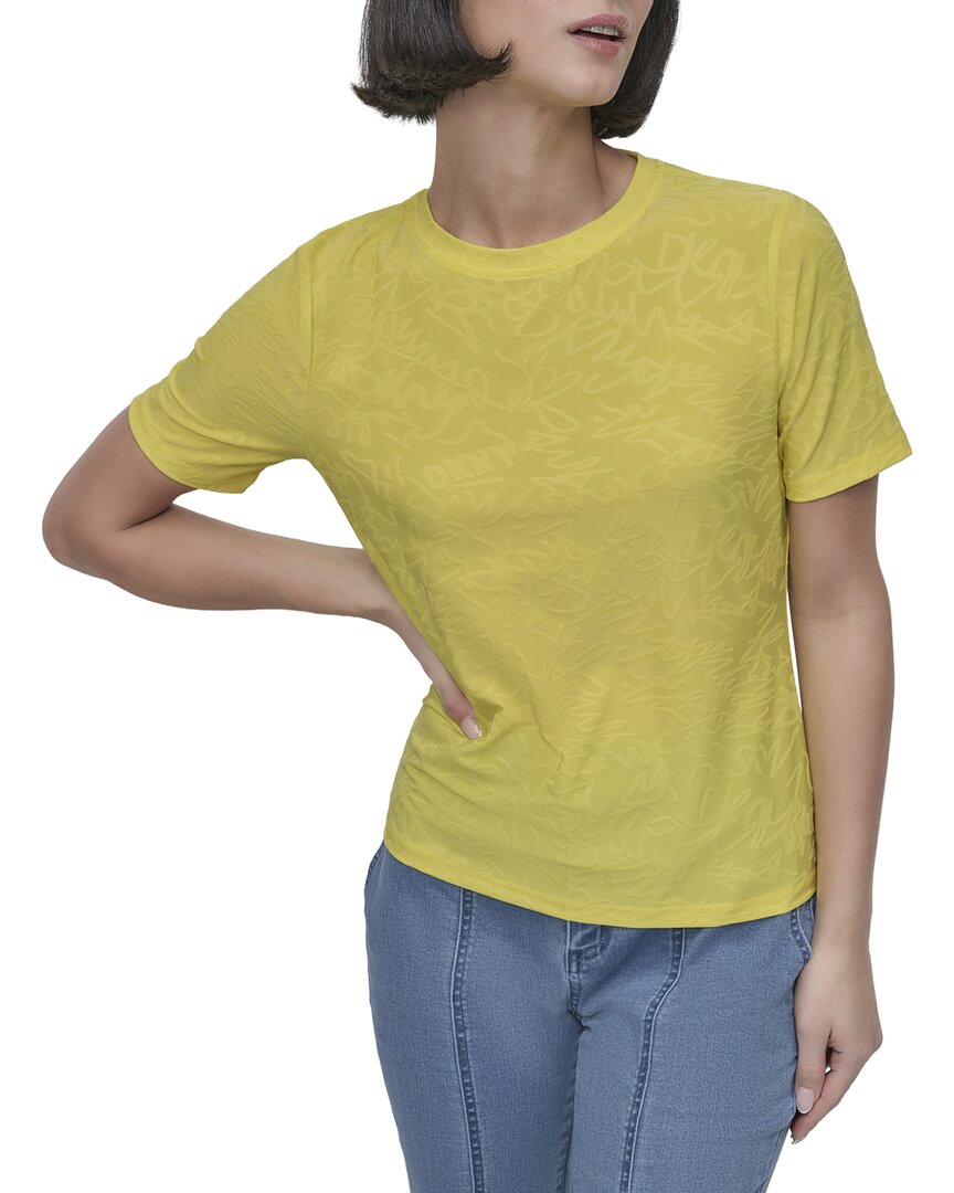 Dkny Knit Graffiti Logo Shirt