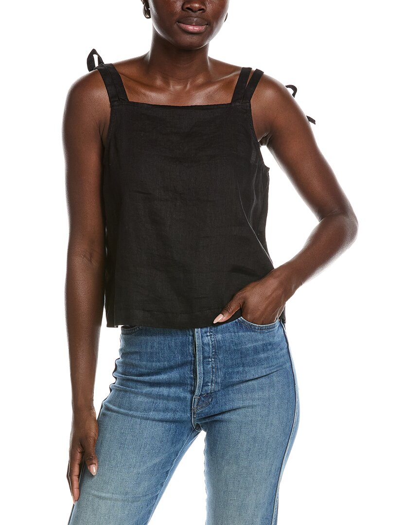 Dkny Linen Tie Strap Top