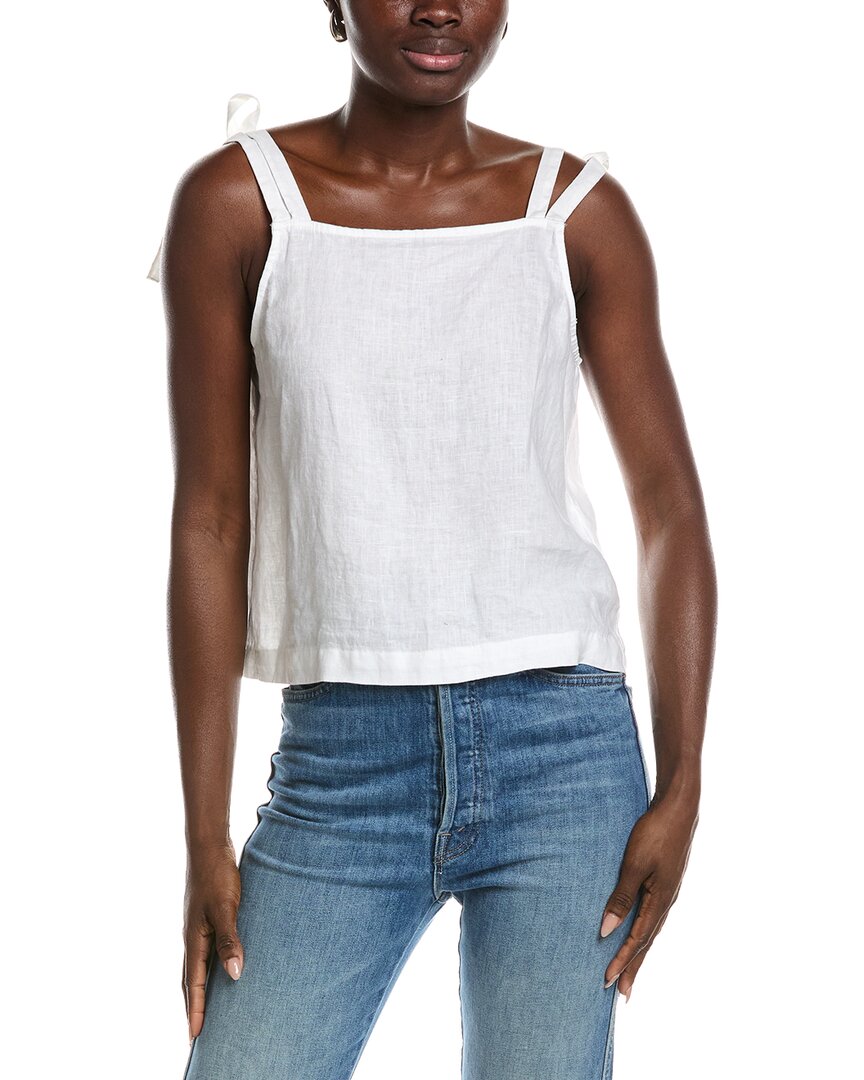 Dkny Linen Tie Strap Top