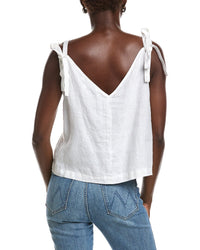 Dkny Linen Tie Strap Top